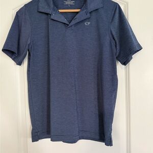 Vineyard Vines Performance Blue Polo Shirt